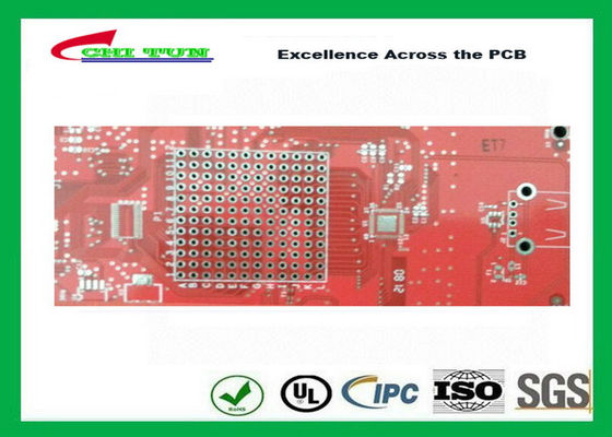 Κίνα Το διπλάσιο πλαισίωσε κόκκινο SGS μασκών LF HASL ISO9001 UL ISO ύλης συγκολλήσεως χρυσής επένδυσης PCB προμηθευτής