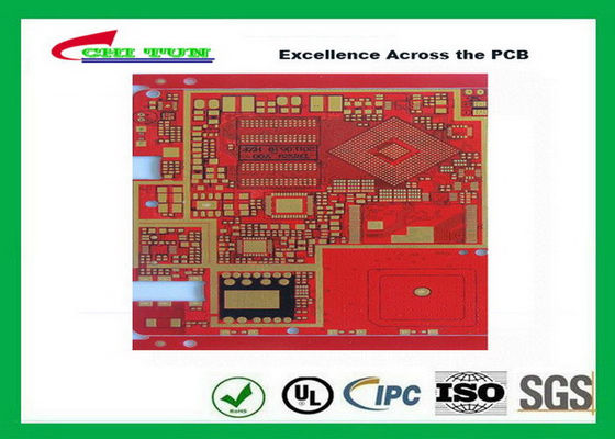 καλής ποιότητας Πολυστρωματικό PCB που κατασκευάζει το κόκκινο χρώμα σχεδιαγράμματος PCB πινάκων κυκλωμάτων ελέγχου Impandence προμηθευτές