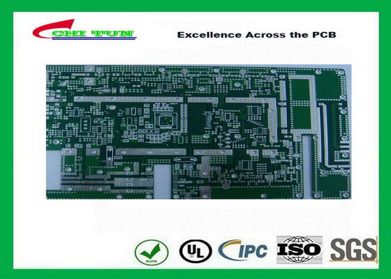 καλής ποιότητας Διπλό δευτερεύον PCB 0.75mm αμόλυβδο HASL DK3.5 DF0.0025 μασκών ύλης συγκολλήσεως Taconicrf πράσινο προμηθευτές